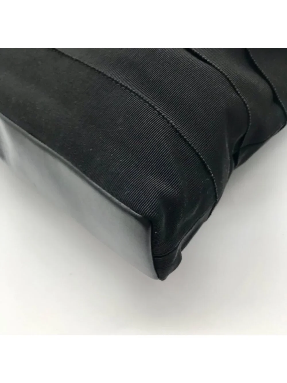 Salvatore Ferragamo Black Tiered Grosgrain Ribbon Tote Bag